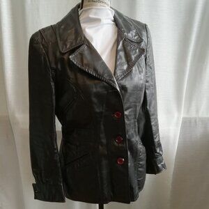 Leather jacket from the 1960s that belonged to my father who wasn't cool enough